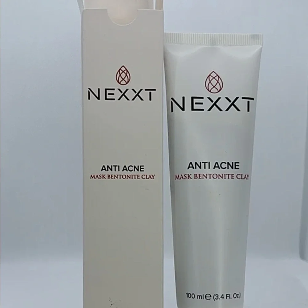 NIB 3.4oz NEXXT Anti Acne Bentonite Clay Mask - White